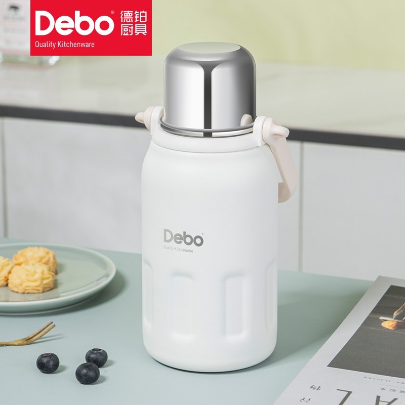 Debo德铂钛享316不锈钢运动大容量水杯保温杯900ml
